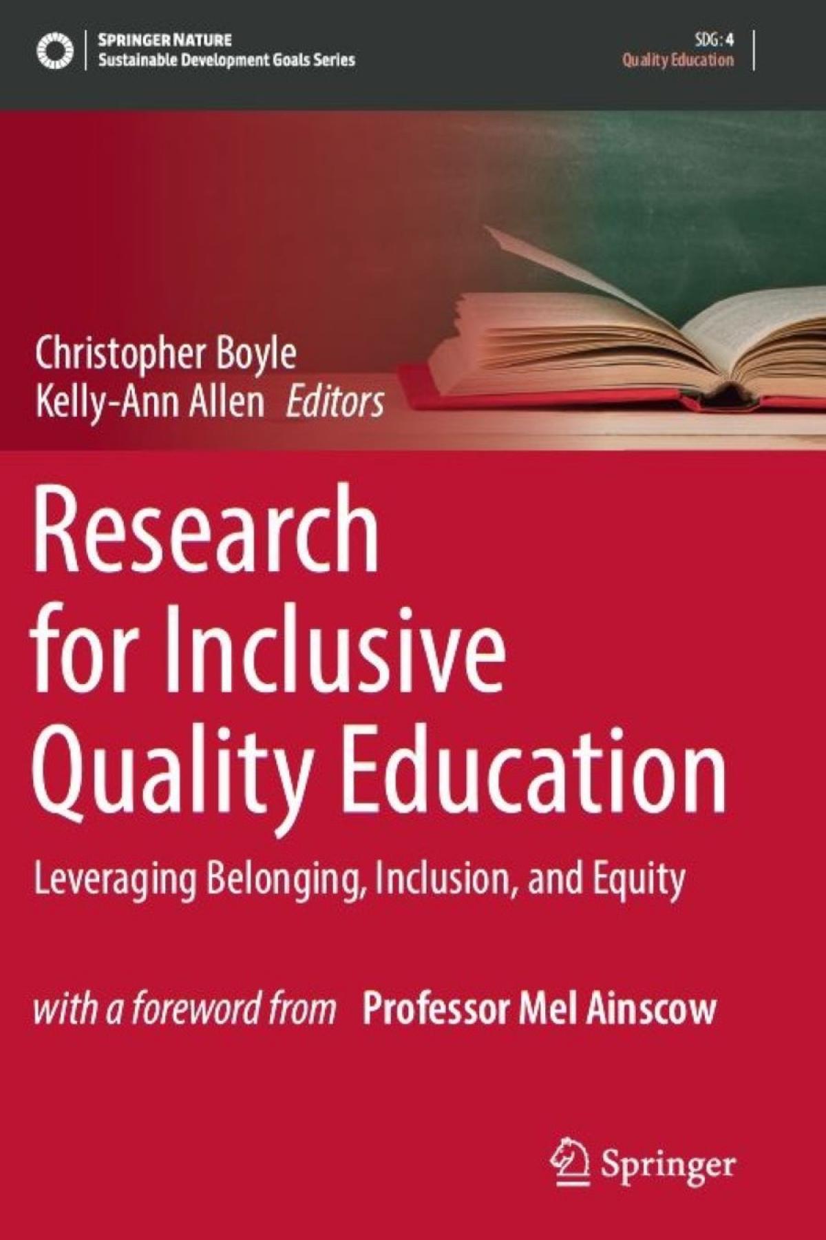 Research for Inclusive Quality Education: Leveraging Belonging, Inclusion and Equity